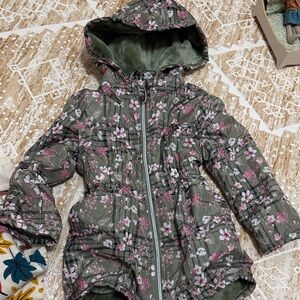 Penelope Mack Pink Floral Puffer Jacket
